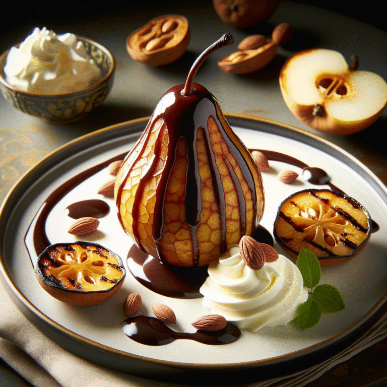 Poire Belle Hélène au robot pâtissier : La recette complète